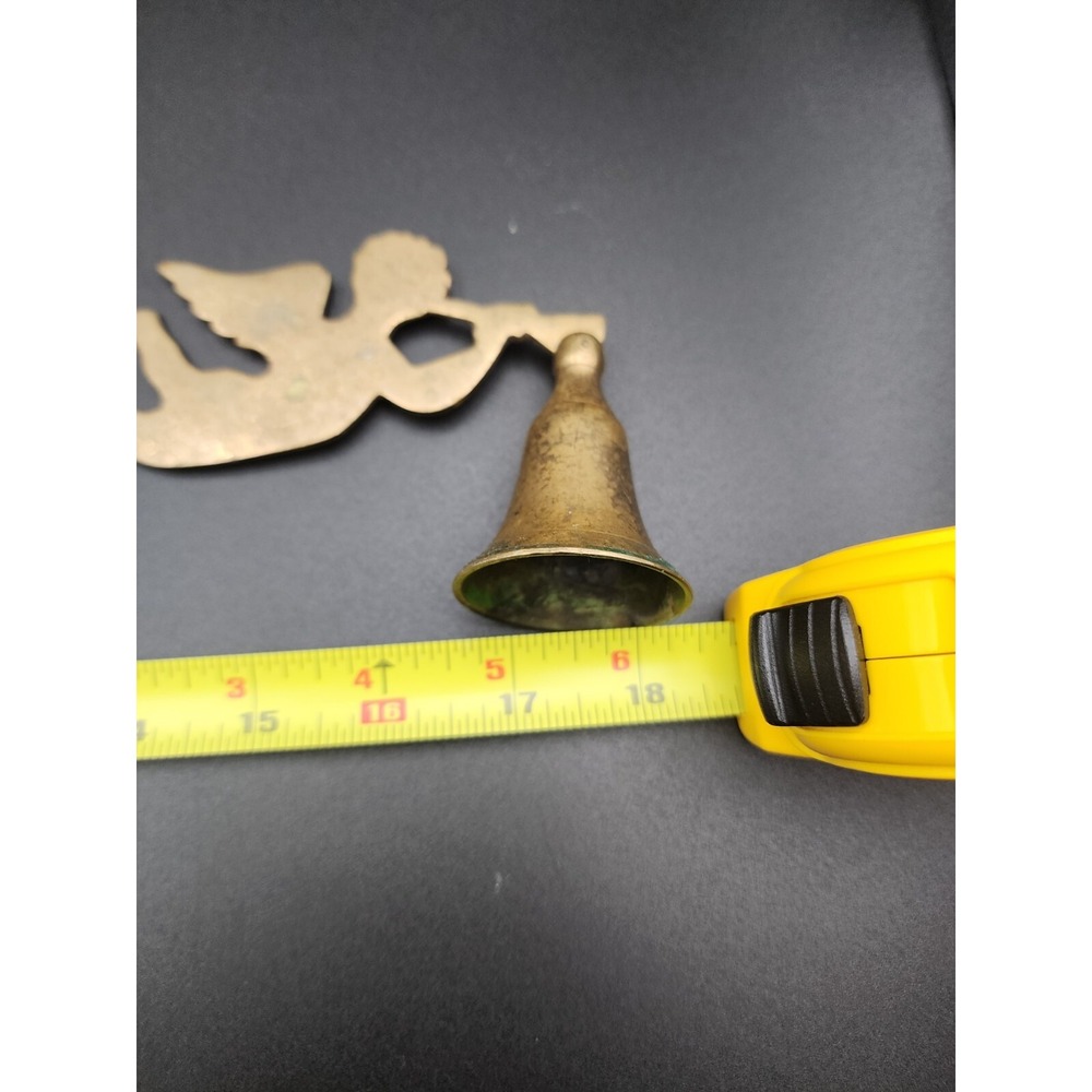 Vintage Brass Angel Horn Design Candle Snuffer Christmas Decor Or All Year Round - Picture 4 of 4